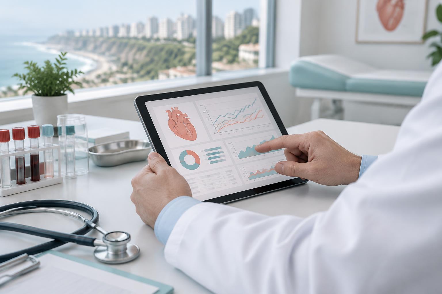 Revisión médica de un informe cardiometabólico